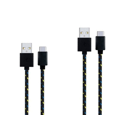 image of  6ft and 10ft Long USB-C Cables   Fast Charge   TYPE-C Cord   Power Wire   Data Sync   Braided   - BFG74 1871-1