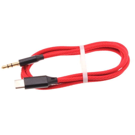 image of Aux Cable USB-C to 3.5mm Audio Cord Car Stereo Aux-in Adapter Speaker Jack Wire  - BFE42 1501-1