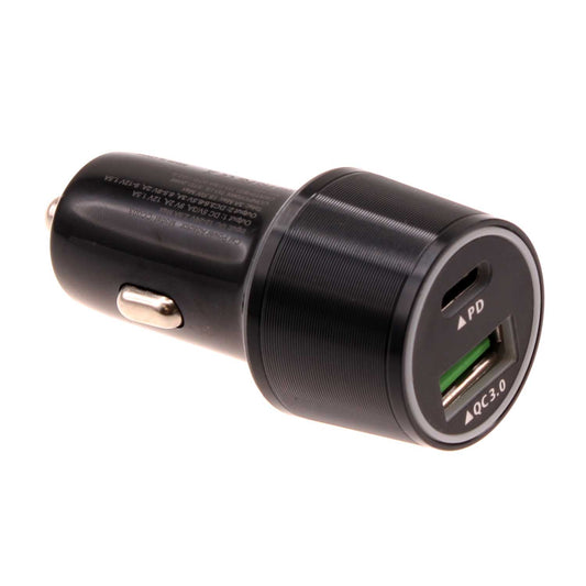 Quick Car Charger 36W 2-Port USB Type-C PD  Power Adapter  - BFF49 1335-1