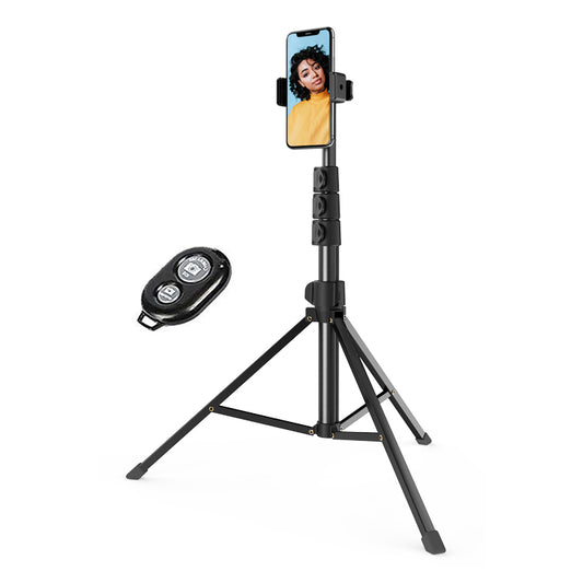 image of Tripod Selfie Stick Wireless Monopod Remote Shutter Built-in Self-Portrait  - BFB98 1591-1