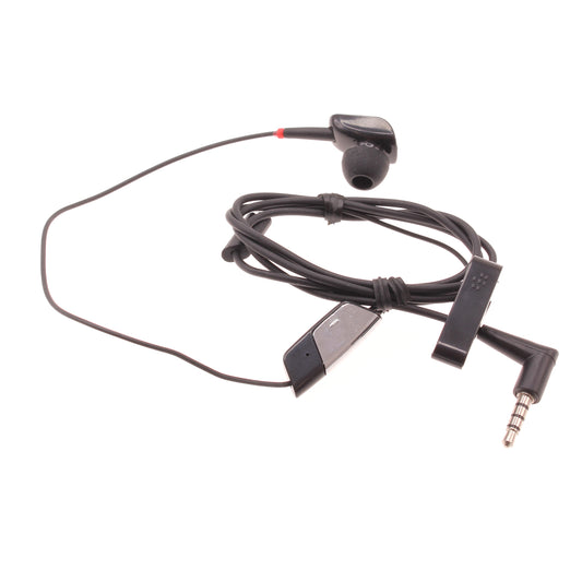 image of Mono Headset Wired Earphone Handsfree Mic 3.5mm Headphone Single Earbud  - BFB55 410-1