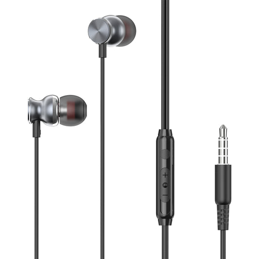 image of Wired Earphones Hi-Fi Sound Headphones Handsfree Mic Headset Metal Earbuds  - BFD99 1580-1