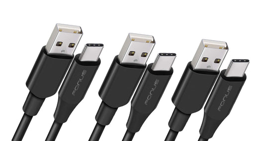 image of 3ft, 6ft and 10ft Long USB-C Cable Fast Charge TYPE-C Cord Power Wire Sync High Speed  - BFY80 1807-1