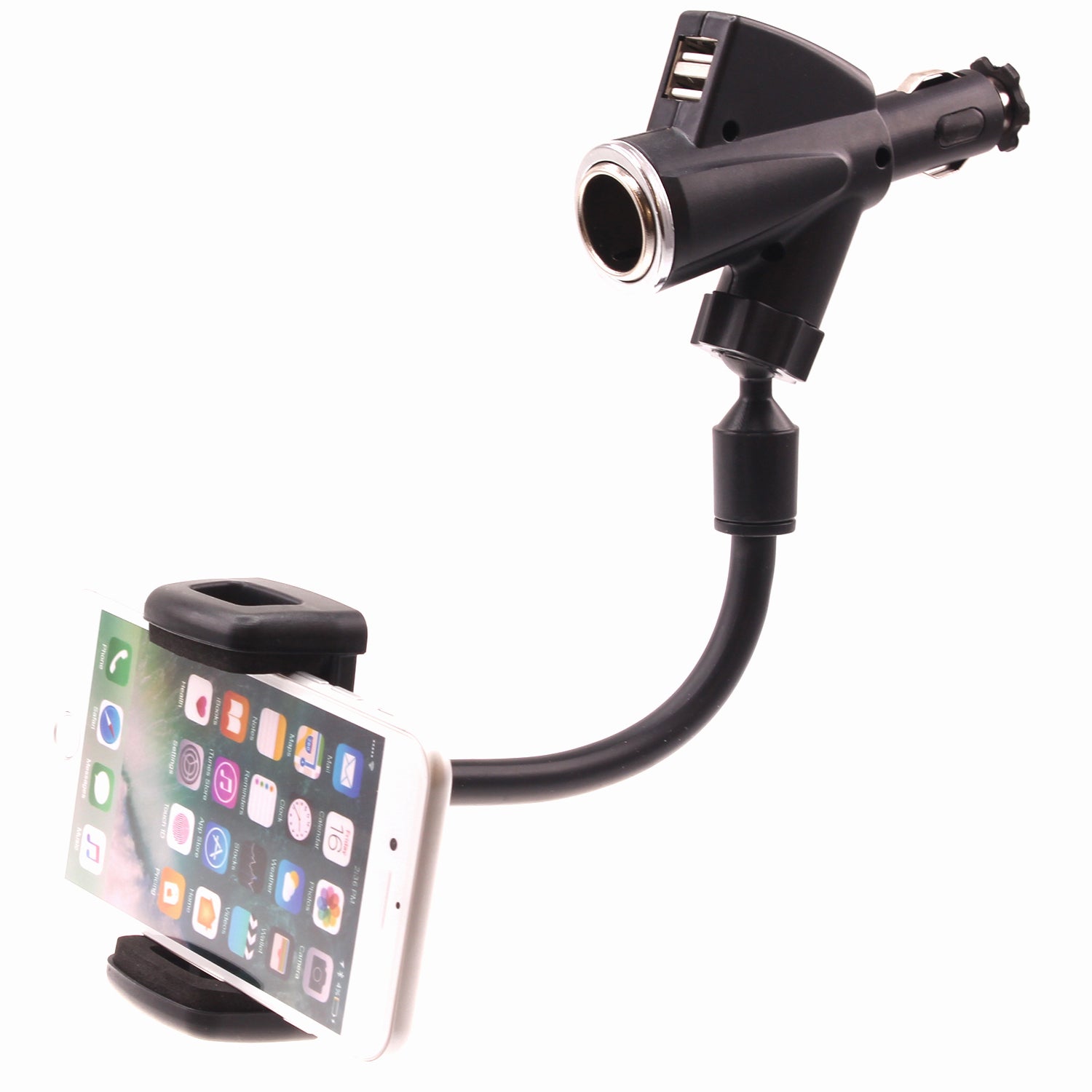 Car Mount Charger Holder DC Socket USB Port Cradle  - BFD69 640-1