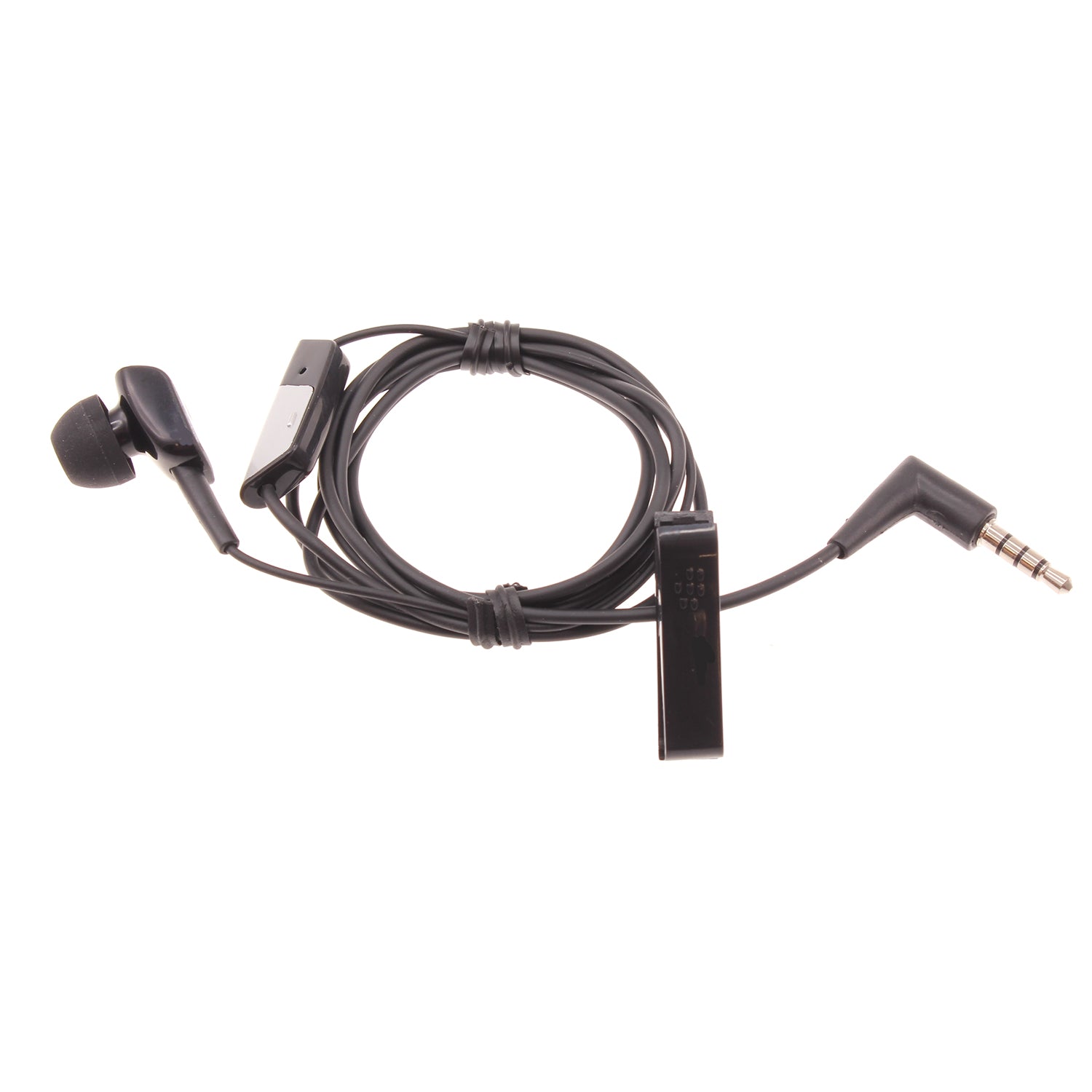 Mono Headset Wired Earphone Single Earbud 3.5mm Headphone Flat  - BFG05 319-1