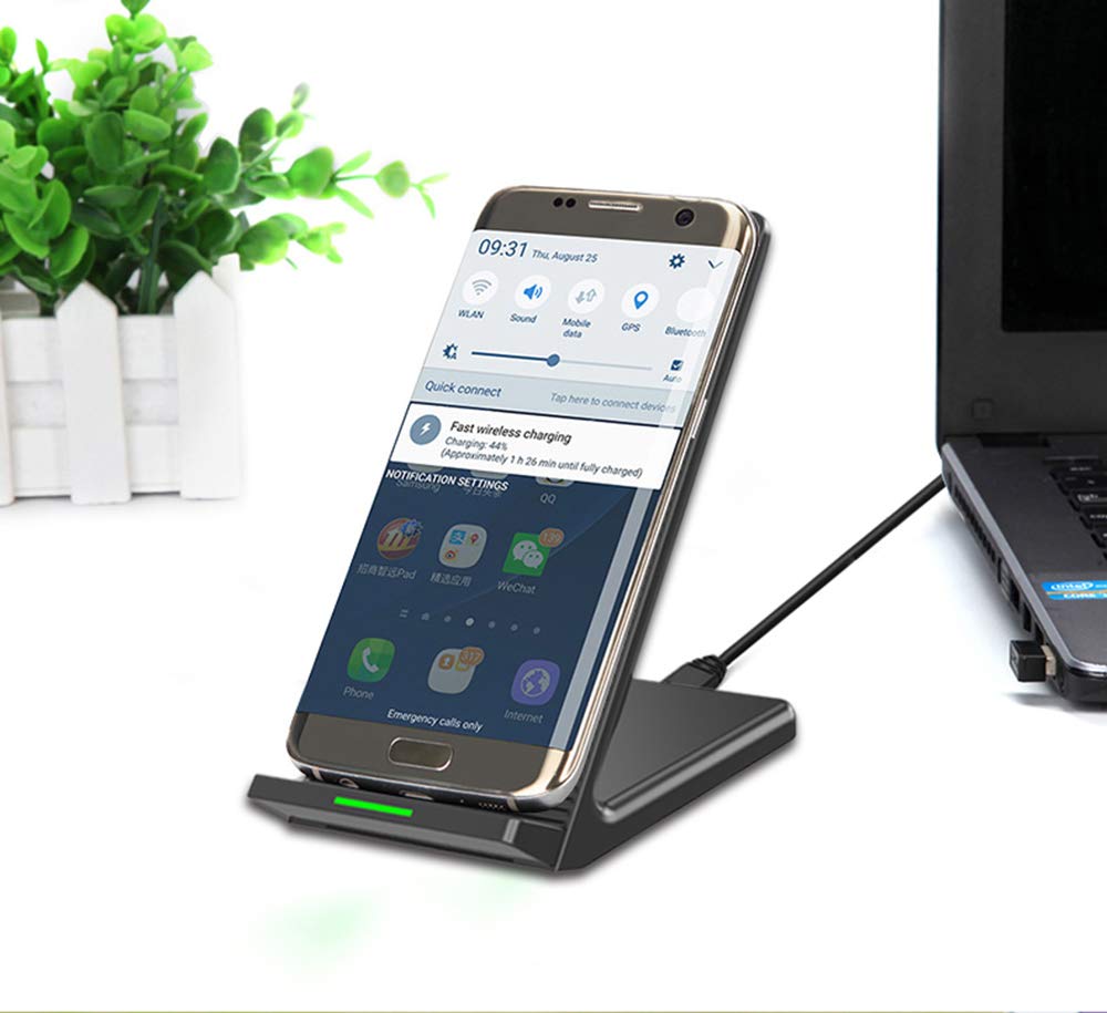 Wireless Charger 10W Fast Stand Detachable 2-Coils Charging Pad  - BFZ40 1665-6