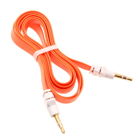 image of Aux Cable 3.5mm Adapter Car Stereo Aux-in Audio Cord Speaker Jack Wire  - BFJ04 375-1