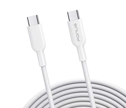 image of USB-C Cable 6ft Long Fast Charger Cord Power Wire Type-C to Type-C  - BFR23 1039-1