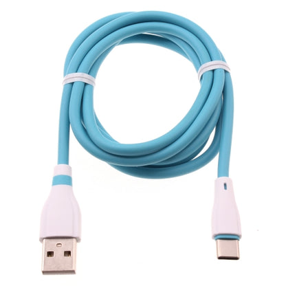 4ft USB-C Cable Blue Charger Cord Power Wire Type-C  - BFE13 1468-1