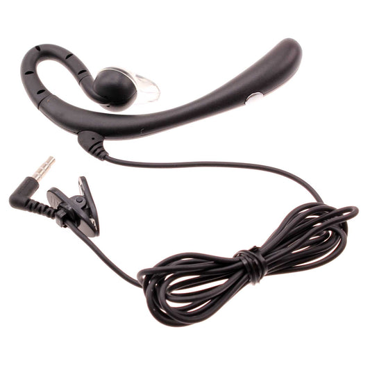 image of Wired Mono Headset Earphone w Mic Headphone 3.5mm Single Earbud Hands-free  - BFK57 394-1