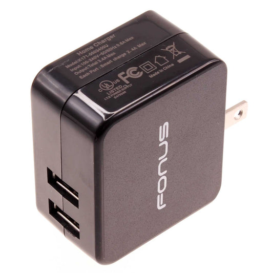 image of Home Charger 17W 2-Port USB 3.4A Wall AC Plug  - BFK63 844-1