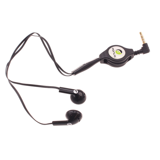 image of Retractable Earphones Headphones Hands-free Headset Handsfree Earbuds  - BFB63 405-1