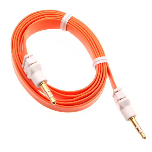 image of Aux Cable 3.5mm Adapter Car Stereo Aux-in Audio Cord Speaker Jack Wire  - BFJ04 375-1