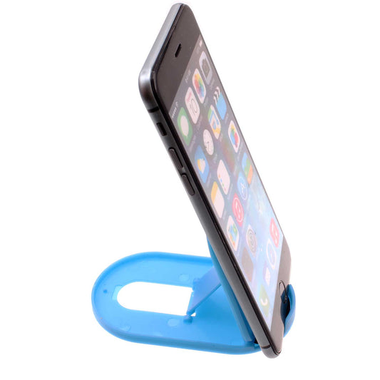 image of Fold-up Stand Blue Holder Travel Desktop Cradle  - BFS13 1629-1