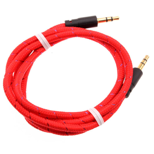 image of Aux Cable 3.5mm Adapter Car Stereo Aux-in Audio Cord Speaker Jack Wire  - BFM98 402-1