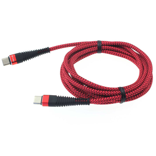 image of 6ft PD Cable Type-C to USB-C Charger Cord Power Wire Sync  - BFJ35 1398-1