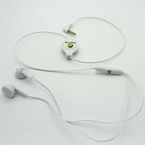 Retractable Earphones Headphones Hands-free Headset Handsfree Earbuds  - BFB56 406-4