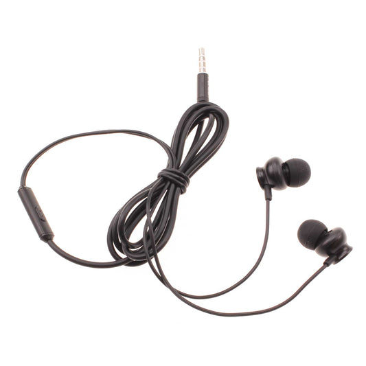 image of Wired Earphones Hi-Fi Sound Headphones Handsfree Mic Headset Metal Earbuds  - BFJ22 1576-1