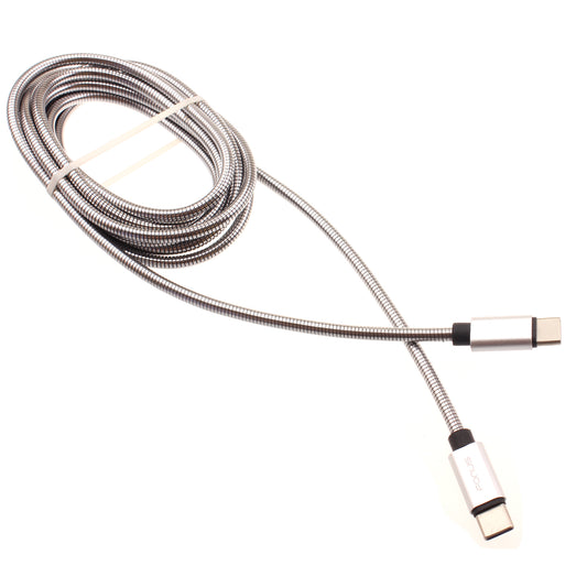 image of 6ft Metal PD Cable Type-C to USB-C Charger Cord Power Wire Sync  - BFD55 1426-1