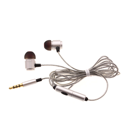 image of Wired Earphones Hi-Fi Sound Headphones Handsfree Mic Headset Metal Earbuds  - BFG94 432-1