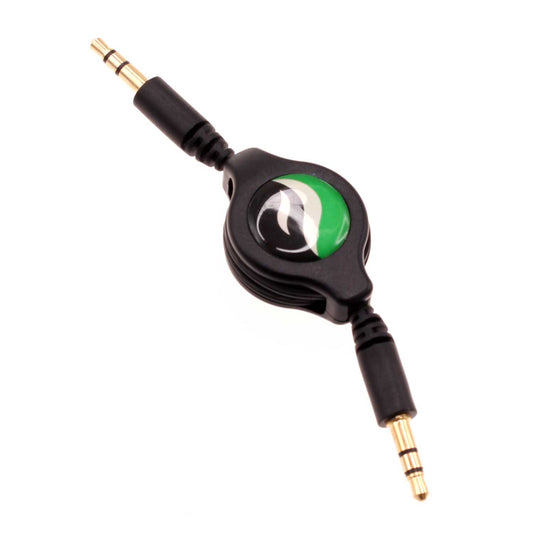 image of Aux Cable Retractable  3.5mm Adapter Car Stereo Aux-in Audio Cord  - BFM93 326-1