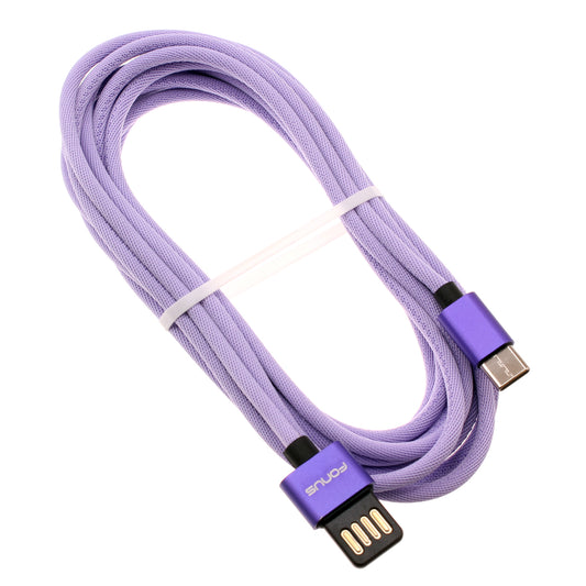 image of 10ft USB-C Cable Purple Extra Long Fast Charger Power Cord Type-C  - BFA93 1551-1