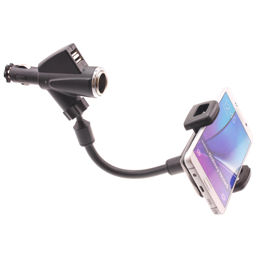 image of Car Mount Charger Holder DC Socket USB Port Cradle  - BFD69 640-1