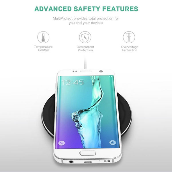 Wireless Charger Fast 7.5W and 10W Charging Pad Slim  - BFN97 1081-3