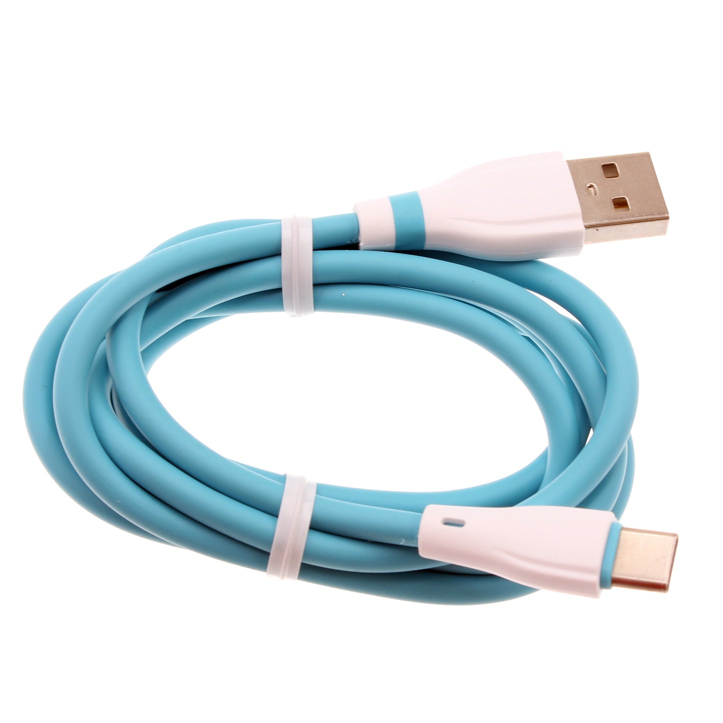 4ft USB-C Cable Blue Charger Cord Power Wire Type-C  - BFE13 1468-1