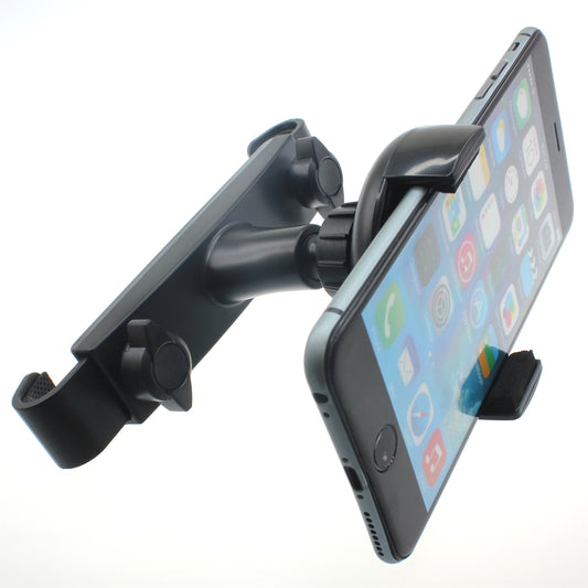 image of Car Headrest Mount Holder Seat Back Cradle Swivel Dock  - BFC78 669-1