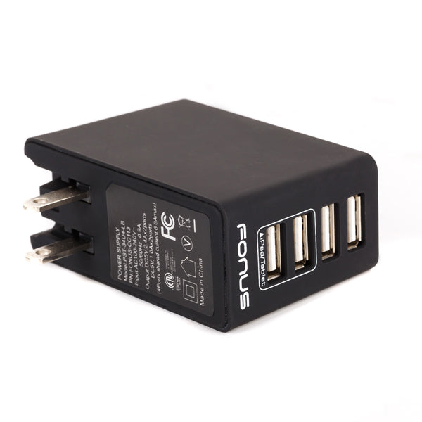 Home Charger 34W 4-Port USB 6.8A Wall AC Plug  - BFK64 845-3