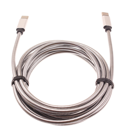 image of 6ft Metal PD Cable Type-C to USB-C Charger Cord Power Wire Sync  - BFD55 1426-1