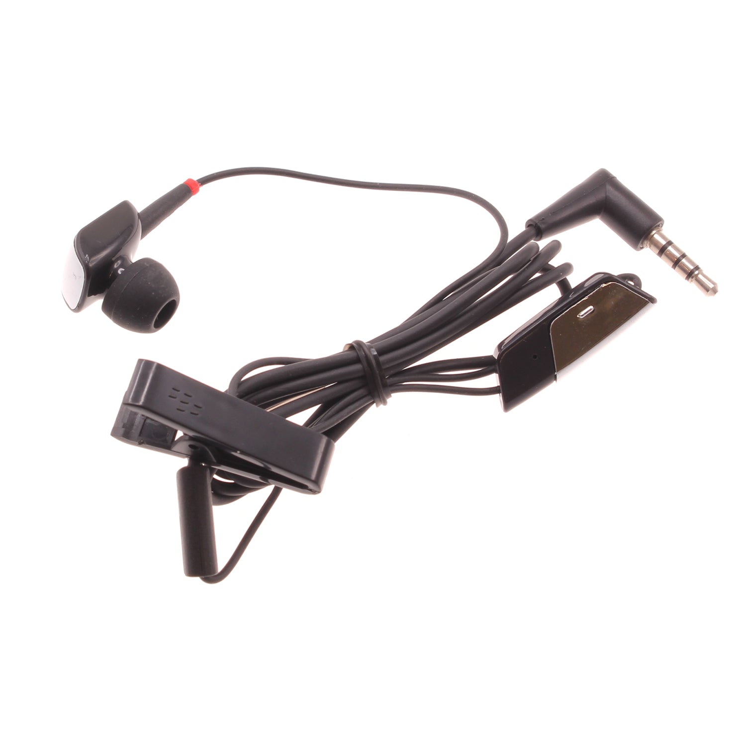 Mono Headset Wired Earphone Handsfree Mic 3.5mm Headphone Single Earbud  - BFB55 410-1