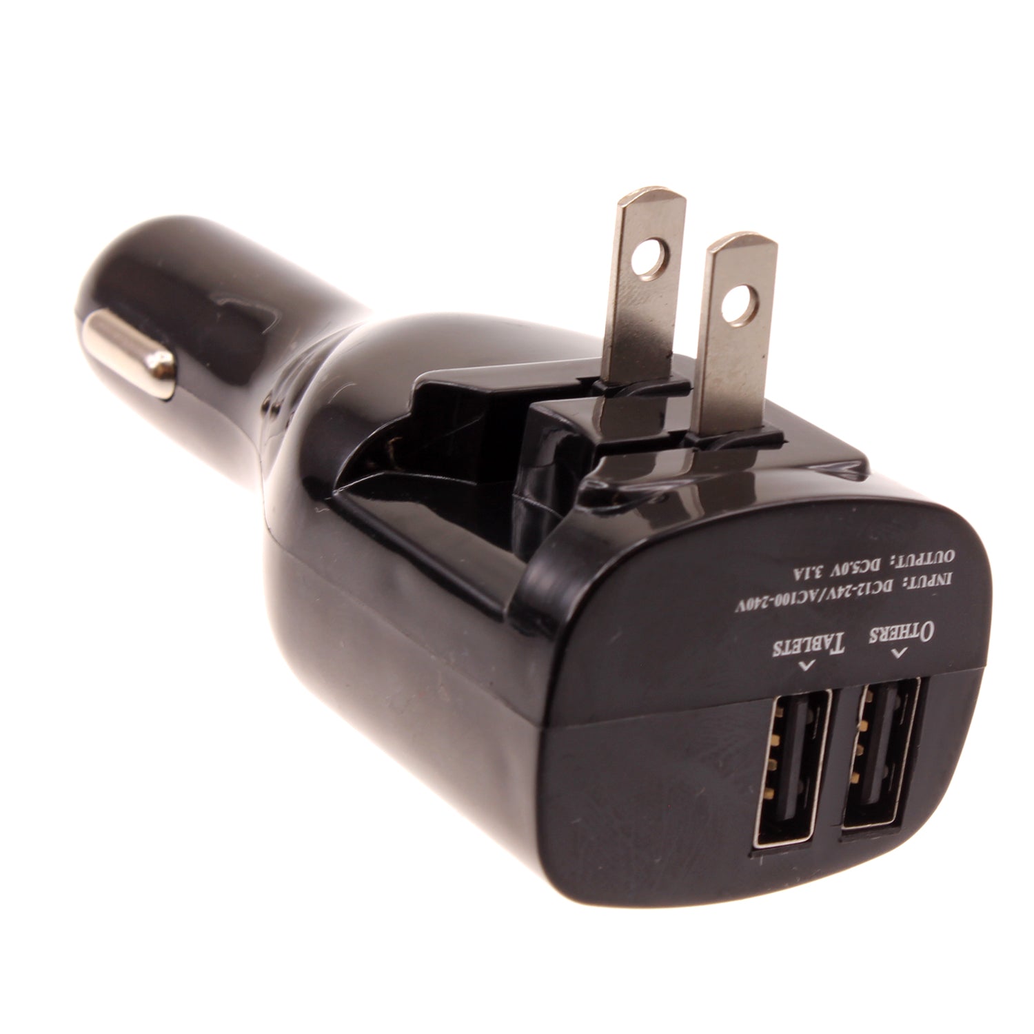 Car Home Charger 2-Port USB 2-in-1 Power Adapter DC Socket  - BFM67 776-1