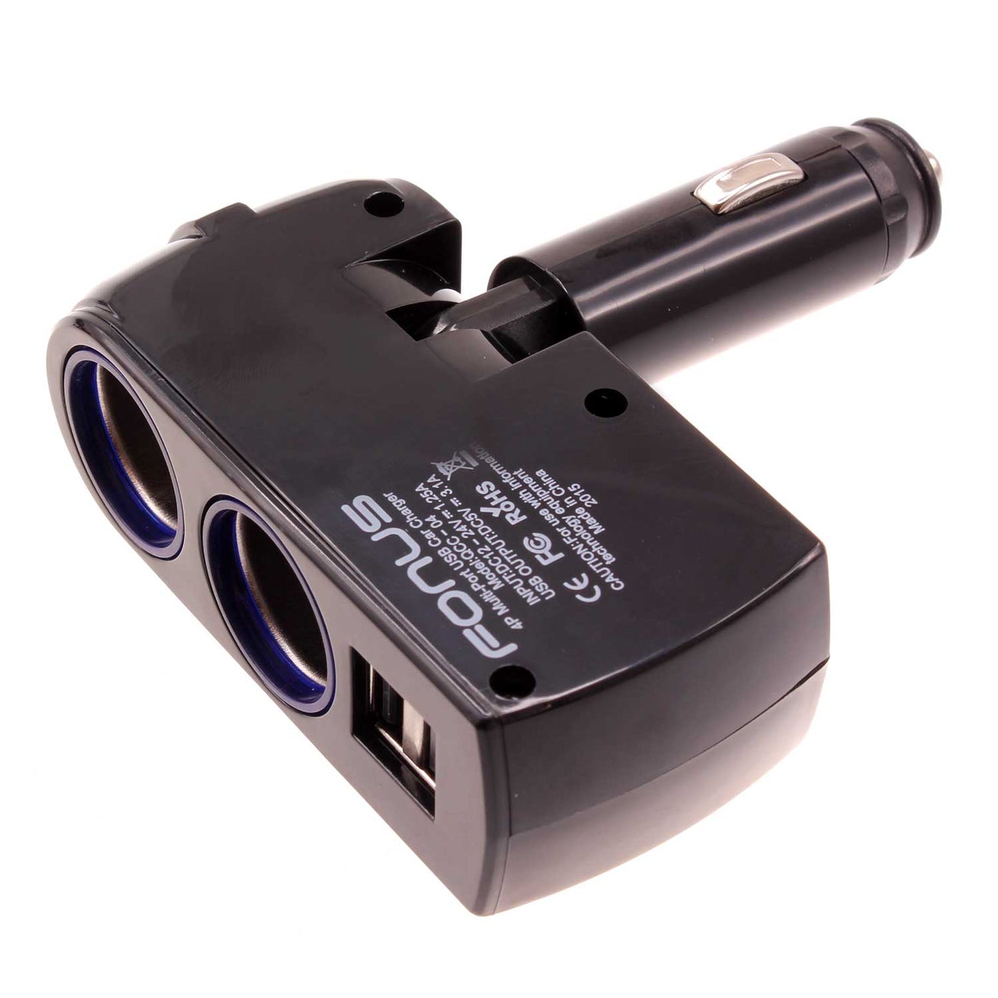 Car Charger Splitter DC Socket 2-Port USB Power Adapter Vehicle  - BFK65 705-1