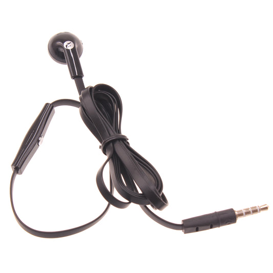 image of Mono Headset Wired Earphone Single Earbud 3.5mm Headphone Flat  - BFJ88 387-1