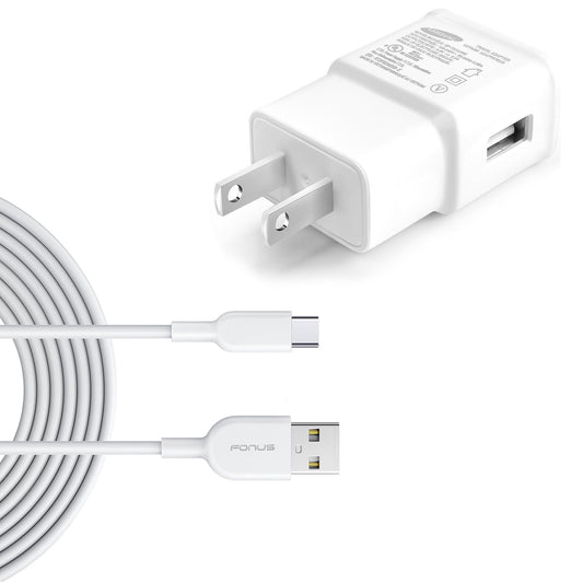 image of Fast Home Charger Type-C 6ft USB Cable Quick Power Adapter  - BFM13 933-1