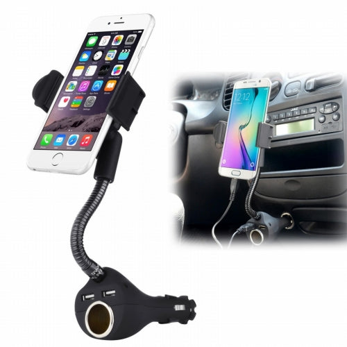 image of Car Mount Charger Holder DC Socket USB 2-Port Cradle  - BFB01 624-1