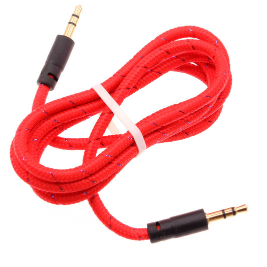 image of Aux Cable 3.5mm Adapter Car Stereo Aux-in Audio Cord Speaker Jack Wire  - BFM98 402-1