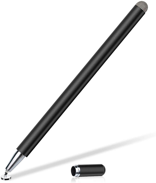 Stylus Touch Screen Pen Fiber Tip Aluminum Lightweight Black  - BFZ79 1701-1