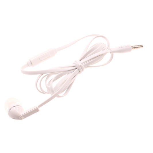 Mono Headset Earphone w Mic Wired Earbud 3.5mm Single Headphone Hands-free  - BFF70 441-1