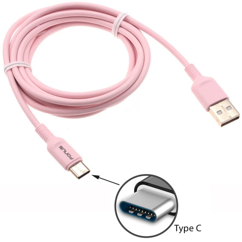 10ft Long USB-C Cable Pink Charger Cord Power Wire Type-C Fast Charge  - BFJ16 1574-2