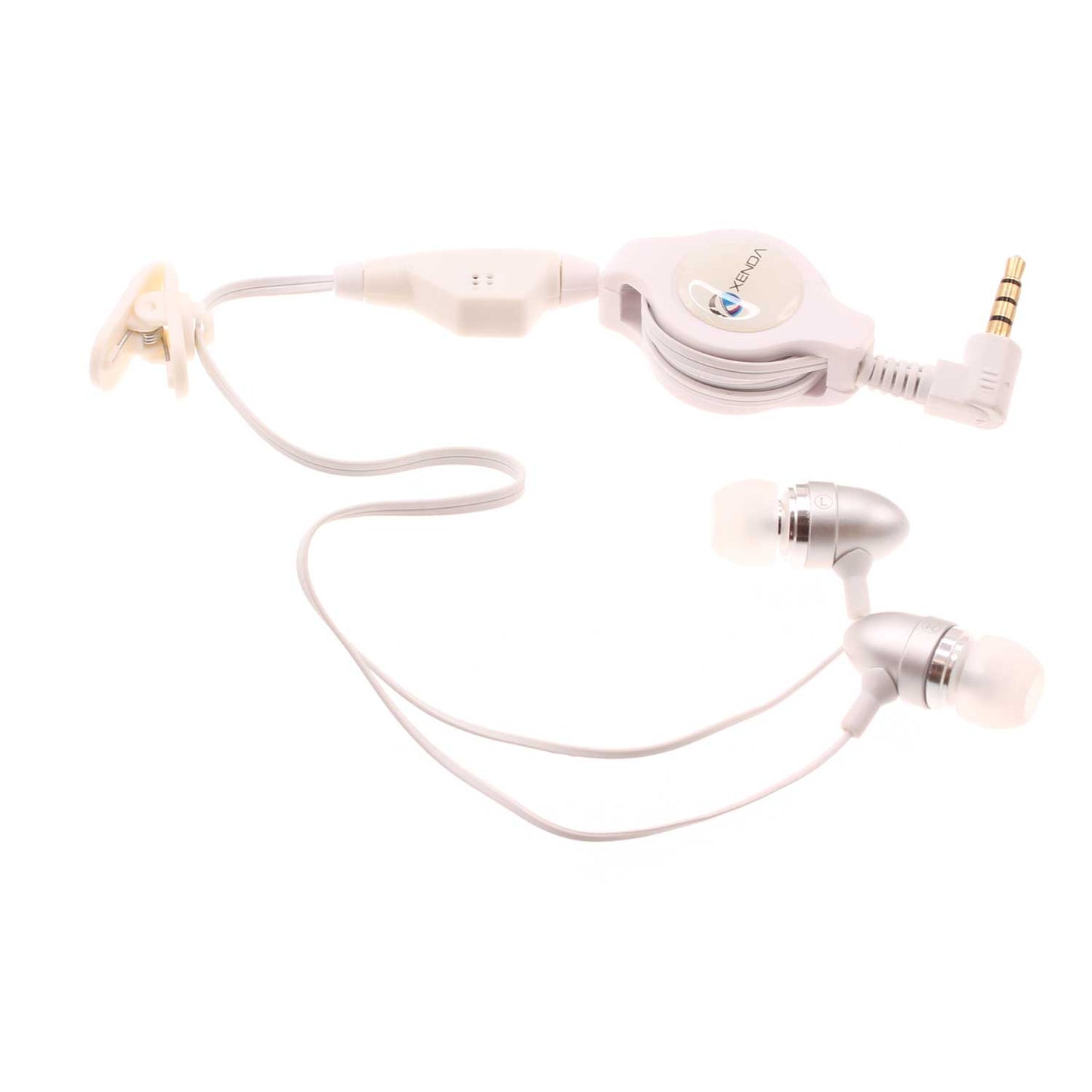 Retractable Earphones Wired Headphones Handsfree Mic Headset 3.5mm  - BFB74 358-1