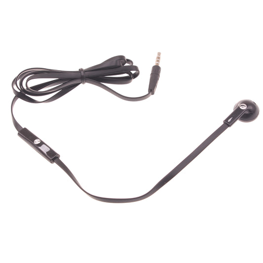 image of Mono Headset Wired Earphone Single Earbud 3.5mm Headphone Flat  - BFJ88 387-1