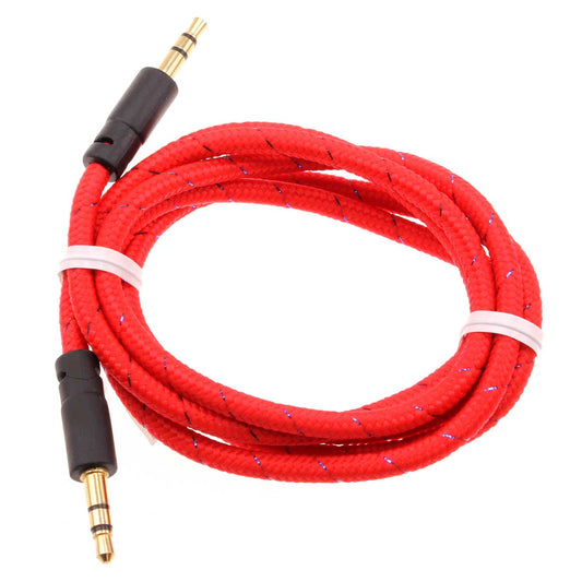 image of Aux Cable 3.5mm Adapter Car Stereo Aux-in Audio Cord Speaker Jack Wire  - BFM98 402-1