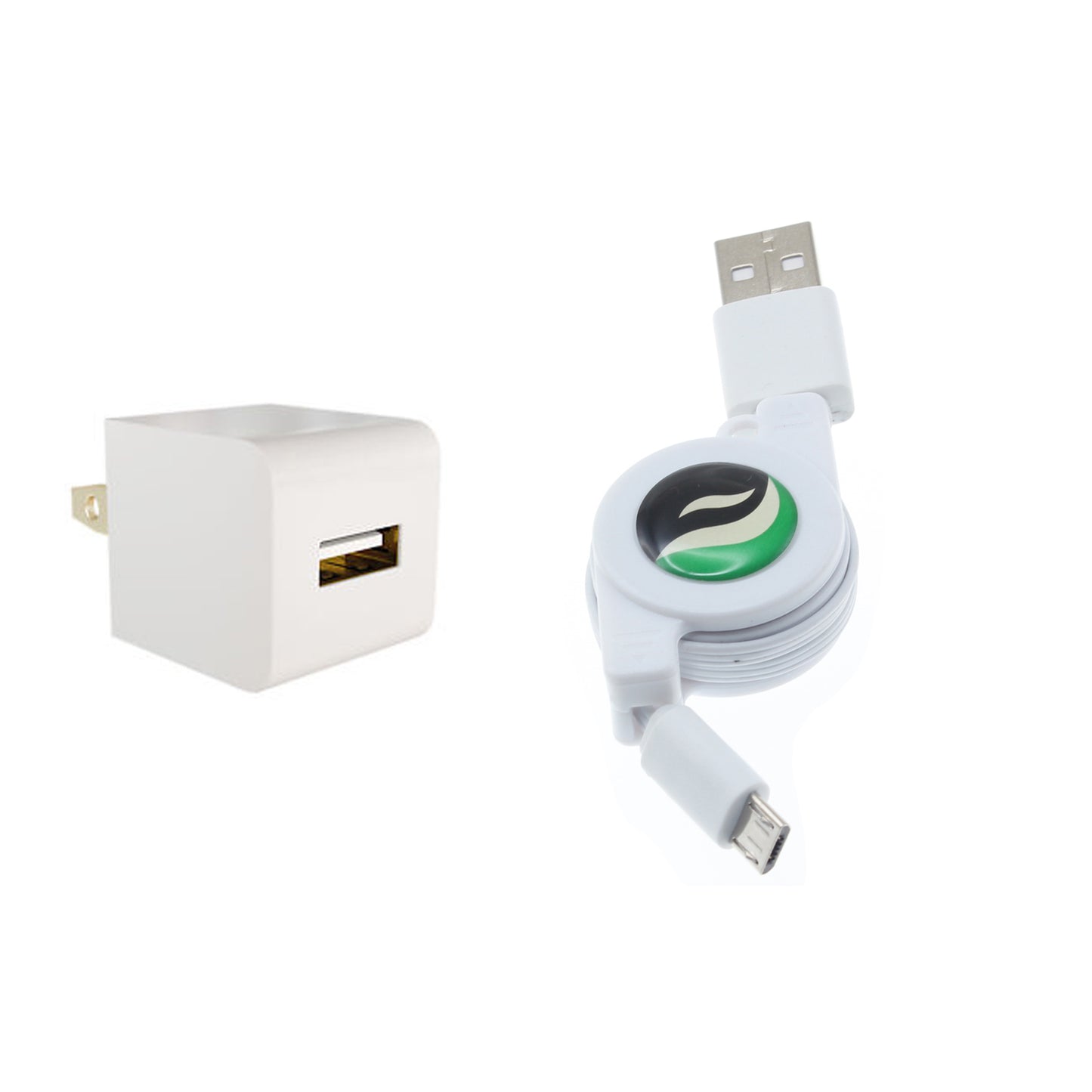 Home Charger Retractable Micro USB Cable Power Adapter  - BFC75 767-1