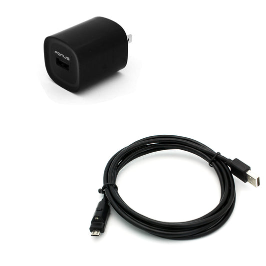 image of Home Charger 2.4A 6ft Cable Micro USB Wall Power  - BFC12 813-1