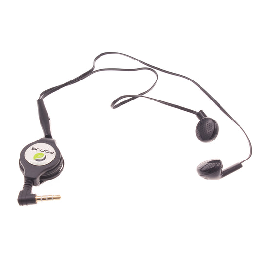 image of Retractable Earphones Headphones Hands-free Headset Handsfree Earbuds  - BFB63 405-1