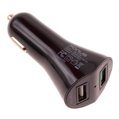 Car Charger 30W Fast 2-Port USB Power Adapter DC Socket  - BFK66 840-1