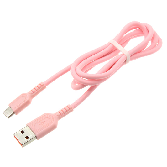 image of 3ft USB-C Cable Pink Charger Cord Power Wire Type-C  - BFG62 1415-1